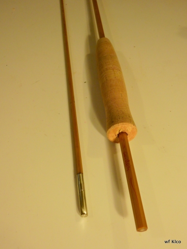 Rod with grip and ferrules on